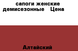 сапоги женские демисезонные › Цена ­ 1 500 - Алтайский край, Барнаул г. Одежда, обувь и аксессуары » Женская одежда и обувь   